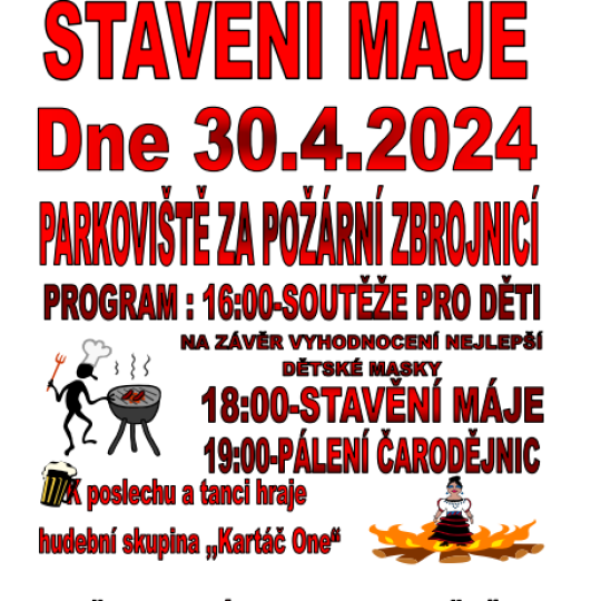 Stavění máje 2024